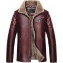 Men's Faux Leather Jacket