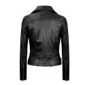 Ladies Double Rider Biker Leather Jacket