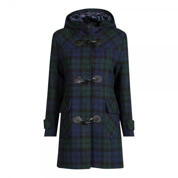 LADIES HARRIS DUFFLE COAT 