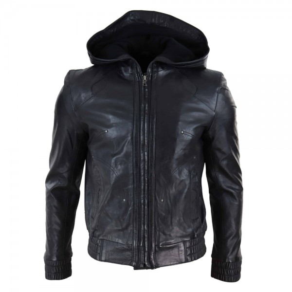 Hooded Leather Jackets