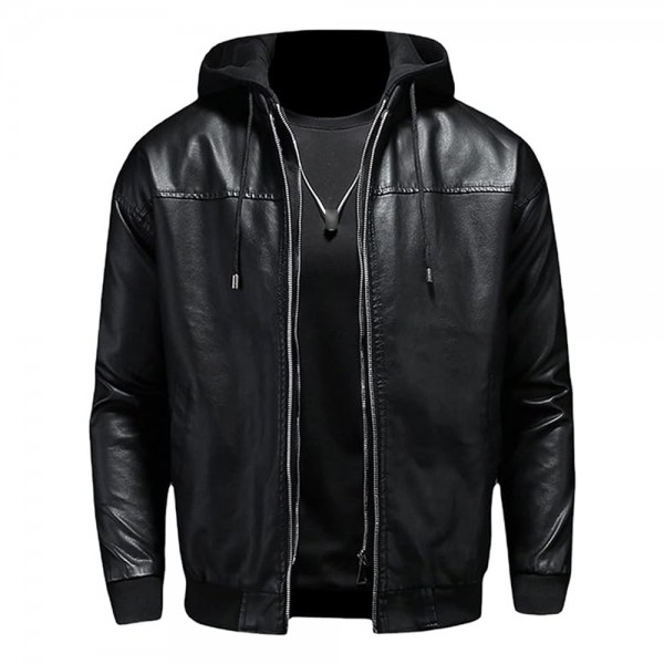 Hooded Leather Jackets