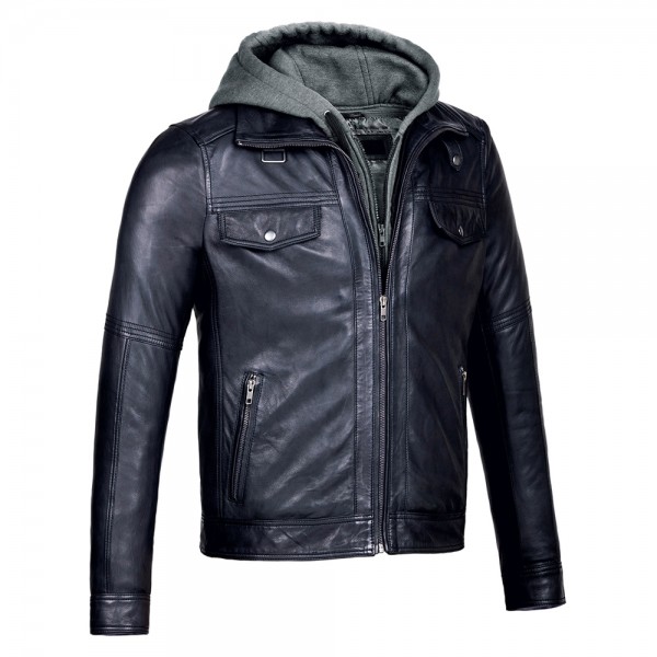 Hooded Leather Jackets