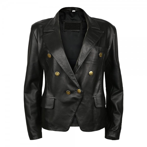 Leather Blazer Women