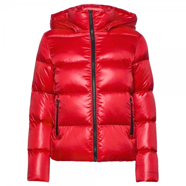 Mens Puffer Red Jacket